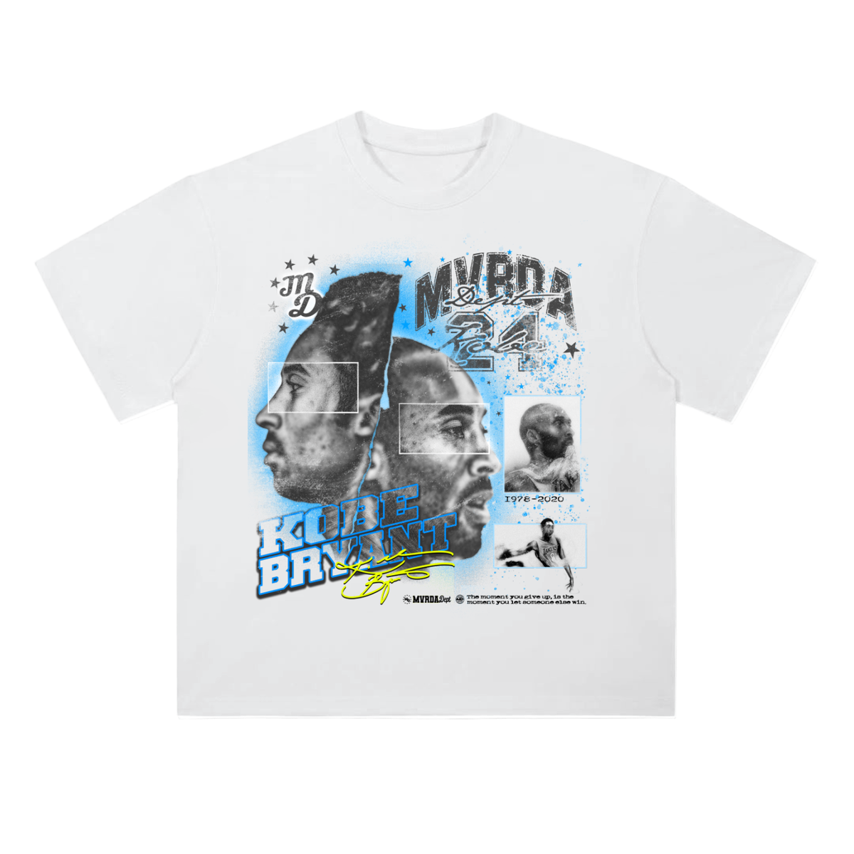 MAMBA Leyend Never Die Heavyweight Drop Shoulder Cotton T-Shirt