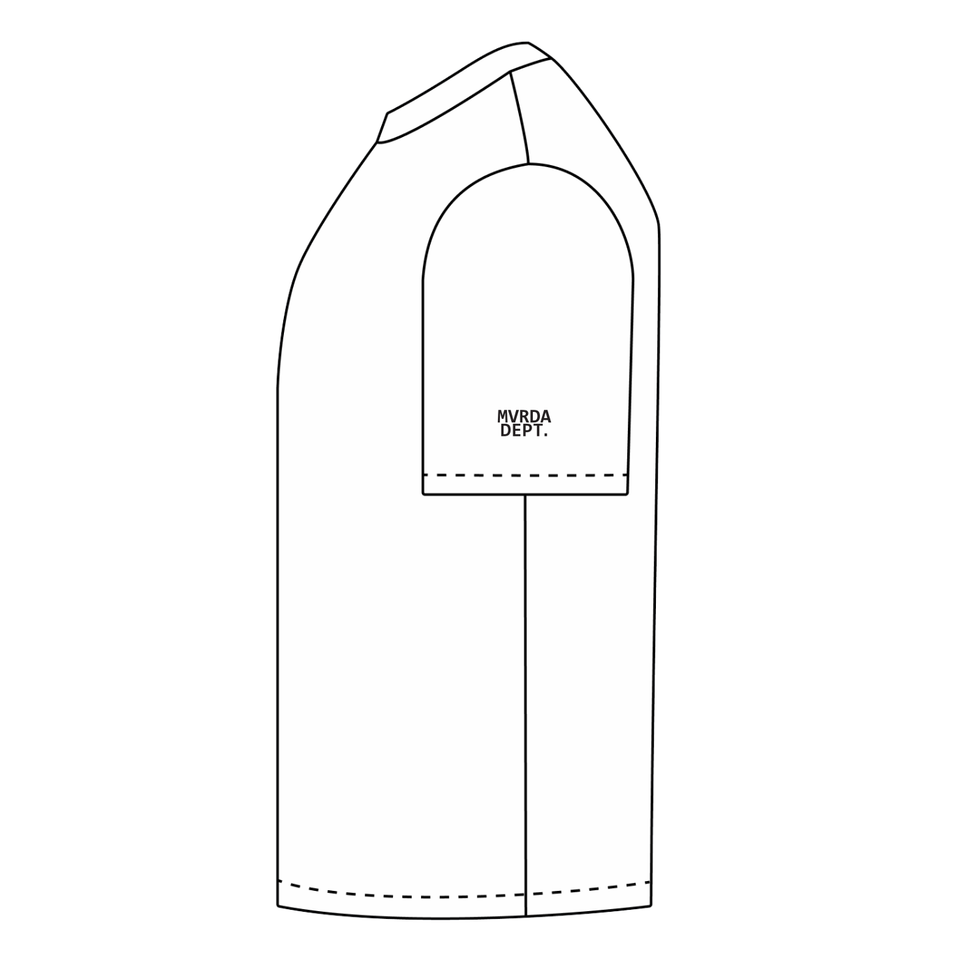 Mvrdas Only”.     Essential Heavyweight Cotton T-Shirt